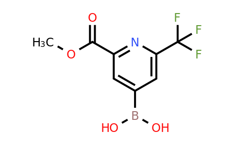 [2-(Methoxycarbonyl)-6-(trifluoromethyl)pyridin-4-YL]boronic acid