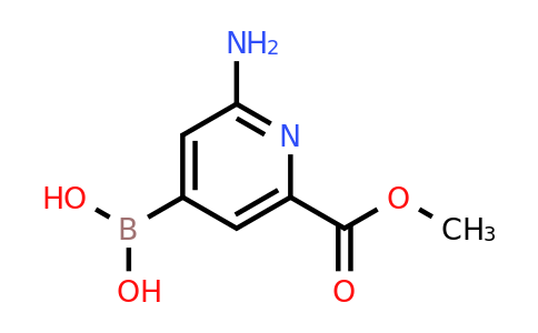 [2-Amino-6-(methoxycarbonyl)pyridin-4-YL]boronic acid