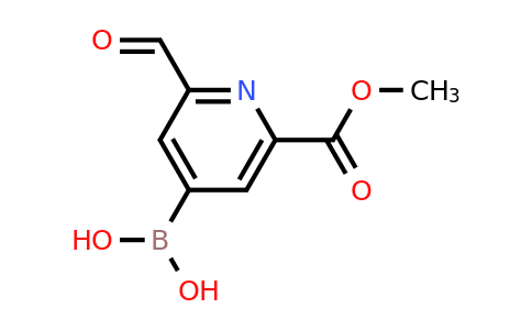 [2-Formyl-6-(methoxycarbonyl)pyridin-4-YL]boronic acid