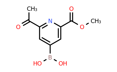 [2-Acetyl-6-(methoxycarbonyl)pyridin-4-YL]boronic acid