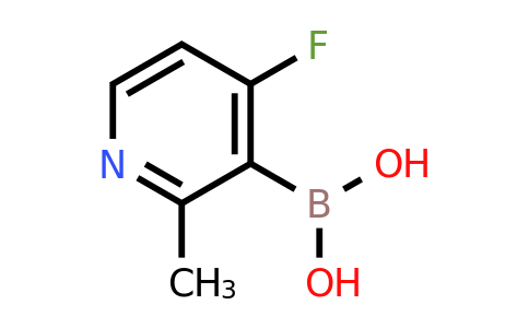 (4-Fluoro-2-methylpyridin-3-YL)boronic acid