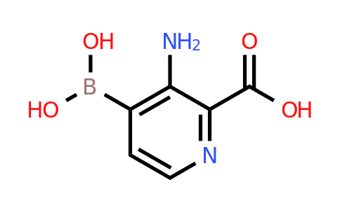 3-Amino-2-carboxypyridine-4-boronic acid
