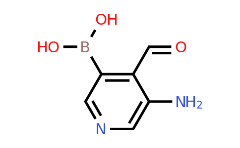 (5-Amino-4-formylpyridin-3-YL)boronic acid