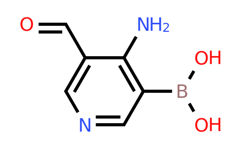 (4-Amino-5-formylpyridin-3-YL)boronic acid