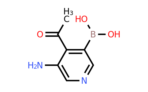 (4-Acetyl-5-aminopyridin-3-YL)boronic acid