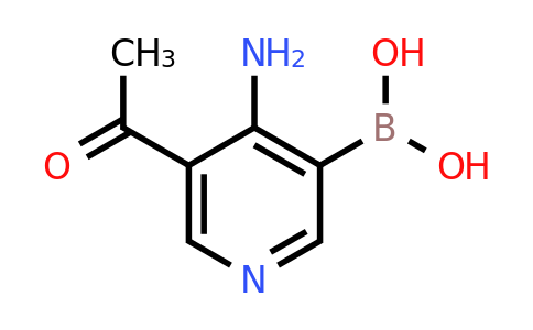(5-Acetyl-4-aminopyridin-3-YL)boronic acid