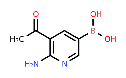 (5-Acetyl-6-aminopyridin-3-YL)boronic acid