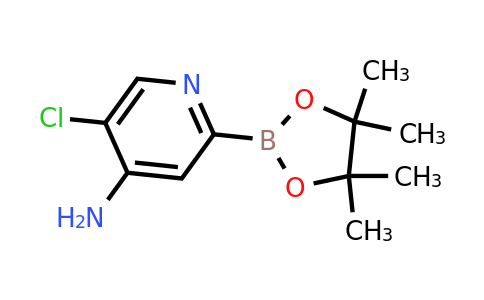 (4-Amino-5-chloropyridin-2-YL)boronic acid pinacol ester