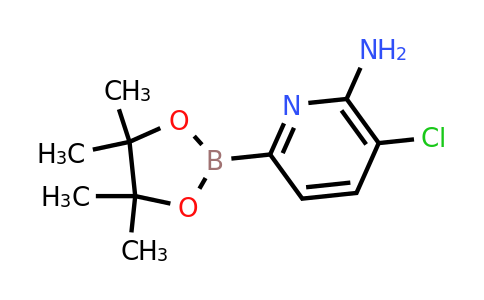 (6-Amino-5-chloropyridin-2-YL)boronic acid pinacol ester