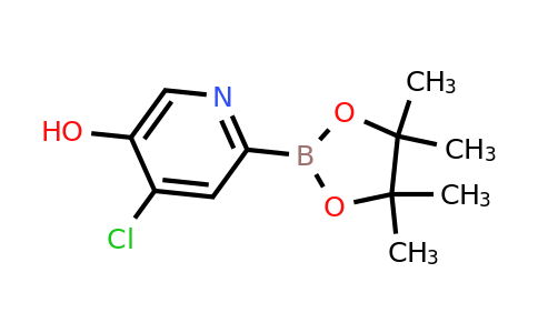 (4-Chloro-5-hydroxypyridin-2-YL)boronic acid pinacol ester