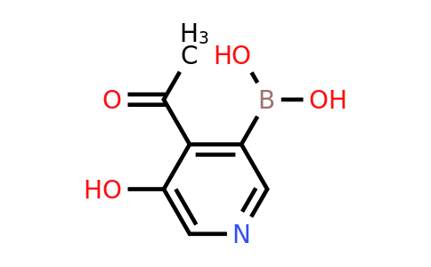 (4-Acetyl-5-hydroxypyridin-3-YL)boronic acid