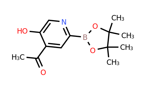 (4-Acetyl-5-hydroxypyridin-2-YL)boronic acid pinacol ester
