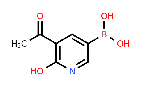 (5-Acetyl-6-hydroxypyridin-3-YL)boronic acid