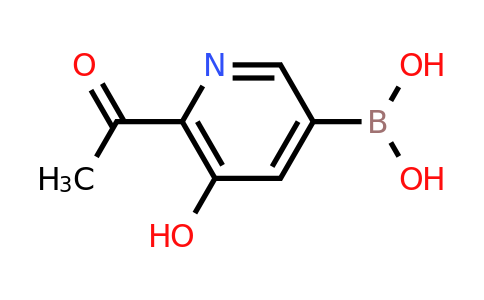 (6-Acetyl-5-hydroxypyridin-3-YL)boronic acid