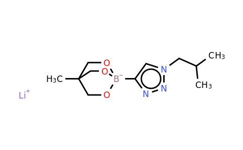 1-Isobutyl-1H-1,2,3-triazole-4-boronic acid, ate complex with 1,1,1-tris(hydroxymethyl)ethane lithium salt