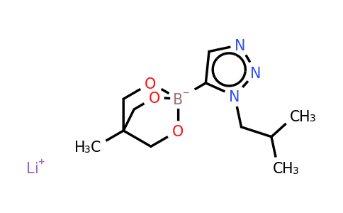 1-Isobutyl-1H-1,2,3-triazole-5-boronic acid, ate complex with 1,1,1-tris(hydroxymethyl)ethane lithium salt