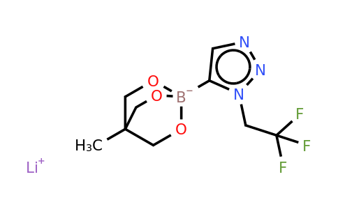 1-(2,2,2-Trifluoroethyl)-1H-1,2,3-triazole-5-boronic acid, ate complex with 1,1,1-tris(hydroxymethyl)ethane lithium salt