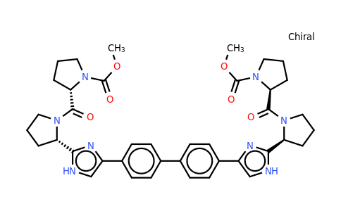 (2S,2'S)-Dimethyl 2,2'-(2S,2'S)-2,2'-(4,4'-(biphenyl-4,4'-diyl)bis(1H-imidazole-4,2-diyl))bis(pyrrolidine-2,1-diyl)bis(oxomethylene)dipyrrolidine-1-carboxylate