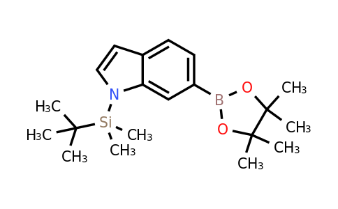 1-(Tert-butyldimethylsilyl)-6-(4,4,5,5-tetramethyl-1,3,2-dioxaborolan-2-YL)-indole
