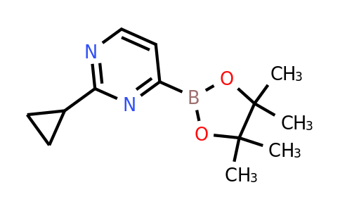 2-(Cyclopropyl)pyrimidine-4-boronic acid pinacol ester