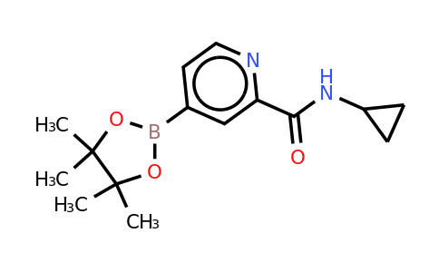N-cyclopropyl-4-(4,4,5,5-tetramethyl-1,3,2-dioxaborolan-2-YL)picolinamide
