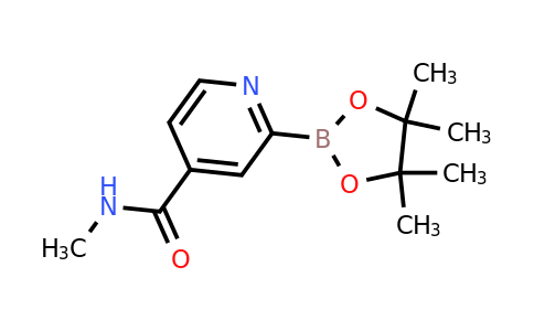 N-methyl-2-(4,4,5,5-tetramethyl-1,3,2-dioxaborolan-2-YL)isonicotinamide