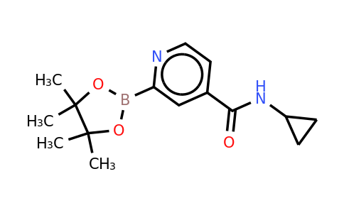 N-cyclopropyl-2-(4,4,5,5-tetramethyl-1,3,2-dioxaborolan-2-YL)isonicotinamide