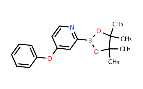 4-Phenoxy-2-(4,4,5,5-tetramethyl-1,3,2-dioxaborolan-2-YL)pyridine