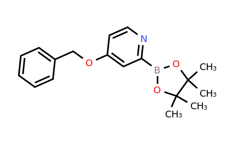 4-(Benzyloxy)-2-(4,4,5,5-tetramethyl-1,3,2-dioxaborolan-2-YL)pyridine