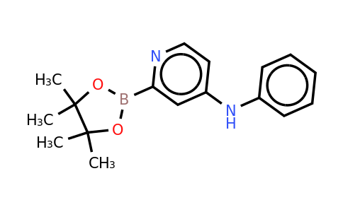 N-phenyl-2-(4,4,5,5-tetramethyl-1,3,2-dioxaborolan-2-YL)pyridin-4-amine