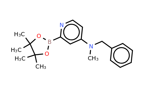 N-benzyl-N-methyl-2-(4,4,5,5-tetramethyl-1,3,2-dioxaborolan-2-YL)pyridin-4-amine