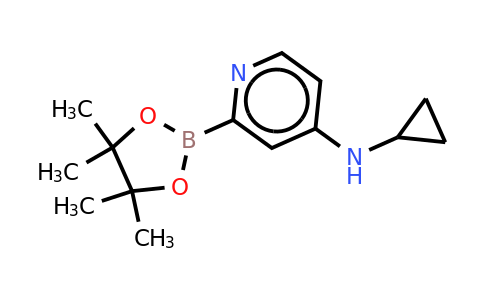 N-cyclopropyl-2-(4,4,5,5-tetramethyl-1,3,2-dioxaborolan-2-YL)pyridin-4-amine