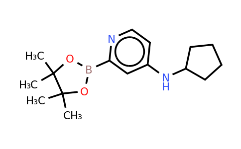 N-cyclopentyl-2-(4,4,5,5-tetramethyl-1,3,2-dioxaborolan-2-YL)pyridin-4-amine
