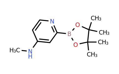 N-methyl-2-(4,4,5,5-tetramethyl-1,3,2-dioxaborolan-2-YL)pyridin-4-amine