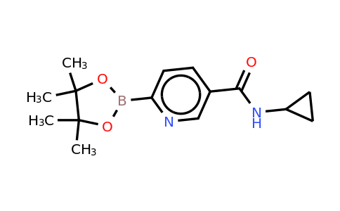 N-cyclopropyl-6-(4,4,5,5-tetramethyl-1,3,2-dioxaborolan-2-YL)nicotinamide