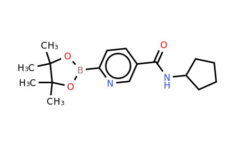 N-cyclopentyl-6-(4,4,5,5-tetramethyl-1,3,2-dioxaborolan-2-YL)nicotinamide