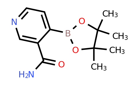 4-(4,4,5,5-Tetramethyl-1,3,2-dioxaborolan-2-YL)nicotinamide