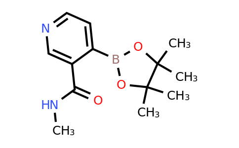 N-methyl-4-(4,4,5,5-tetramethyl-1,3,2-dioxaborolan-2-YL)nicotinamide