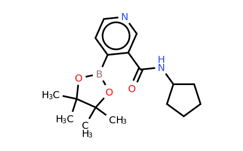 N-cyclopentyl-4-(4,4,5,5-tetramethyl-1,3,2-dioxaborolan-2-YL)nicotinamide