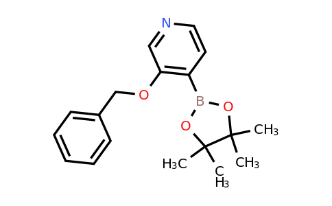 3-(Benzyloxy)-4-(4,4,5,5-tetramethyl-1,3,2-dioxaborolan-2-YL)pyridine