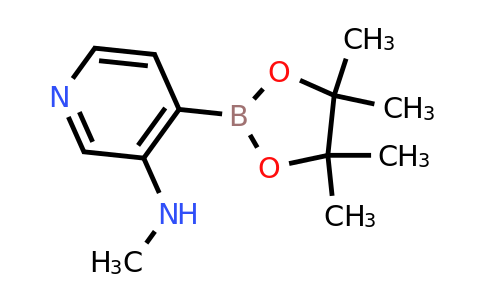 N-methyl-4-(4,4,5,5-tetramethyl-1,3,2-dioxaborolan-2-YL)pyridin-3-amine