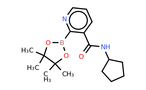 N-cyclopentyl-2-(4,4,5,5-tetramethyl-1,3,2-dioxaborolan-2-YL)nicotinamide