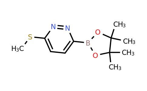 3-(Methylthio)-6-(4,4,5,5-tetramethyl-1,3,2-dioxaborolan-2-YL)pyridazine