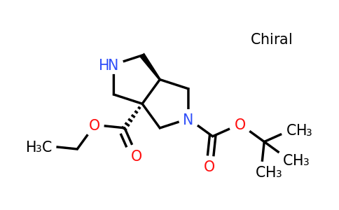 (3AS,6AS)-2-Tert-butyl 3A-ethyl hexahydropyrrolo[3,4-C]pyrrole-2,3A(1H)-dicarboxylate