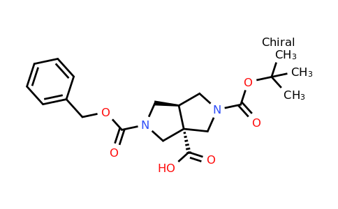(3AS,6AS)-2-(Benzyloxycarbonyl)-5-(tert-butoxycarbonyl)octahydropyrrolo[3,4-C]pyrrole-3A-carboxylic acid