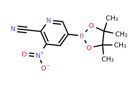 6-Cyano-5-nitropyridin-3-ylboronic acid pinacol ester