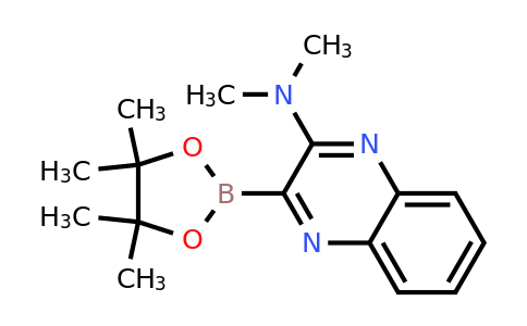3-(Dimethylamino)quinoxalin-2-ylboronic acid pinacol ester
