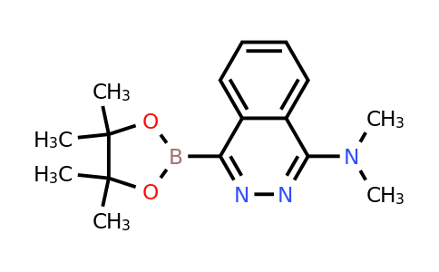 4-(Dimethylamino)phthalazin-1-ylboronic acid pinacol ester