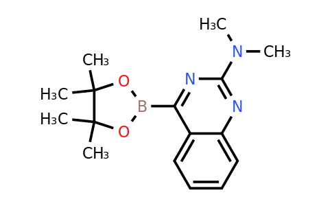 2-(Dimethylamino)quinazolin-4-ylboronic acid pinacol ester