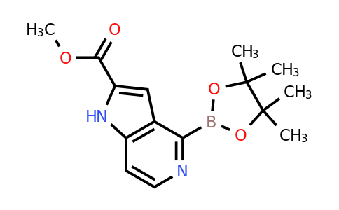 2-(Methoxycarbonyl)-1H-pyrrolo[3,2-C]pyridin-4-ylboronic acid pinacol ester
